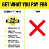 Lebert Parallette Bars – Heavy-Duty Bodyweight Training Equipment for Dips, Pushups, L-Sits & Core Workouts – Non-Slip Grips, 400 lb Capacity – Includes 2 Bars + 2 Workout Guides(Yellow)