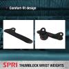 SPRI Wrist Weights Thumblock Arm Weights Set for Women & Men (Available in 2lb or 4lb Sets)(4 lbs (2 lbs Each))