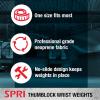 SPRI Wrist Weights Thumblock Arm Weights Set for Women & Men (Available in 2lb or 4lb Sets)(4 lbs (2 lbs Each))