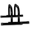 Lebert Parallette Bars – Heavy-Duty Bodyweight Training Equipment for Dips, Pushups, L-Sits & Core Workouts – Non-Slip Grips, 400 lb Capacity – Includes 2 Bars + 2 Workout Guides(Black)