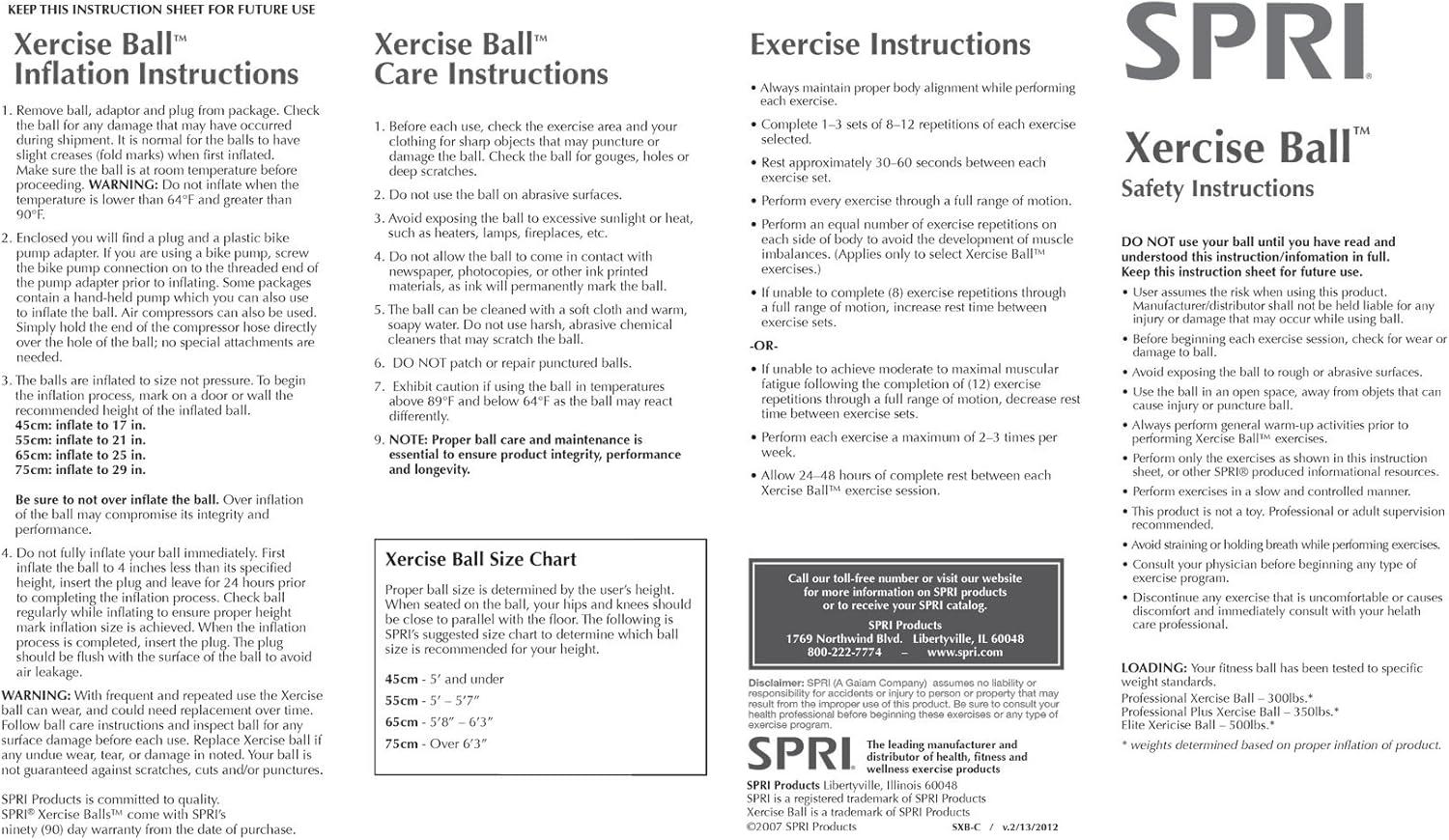 imageSPRI Professional Plus Xercise Balance Balls