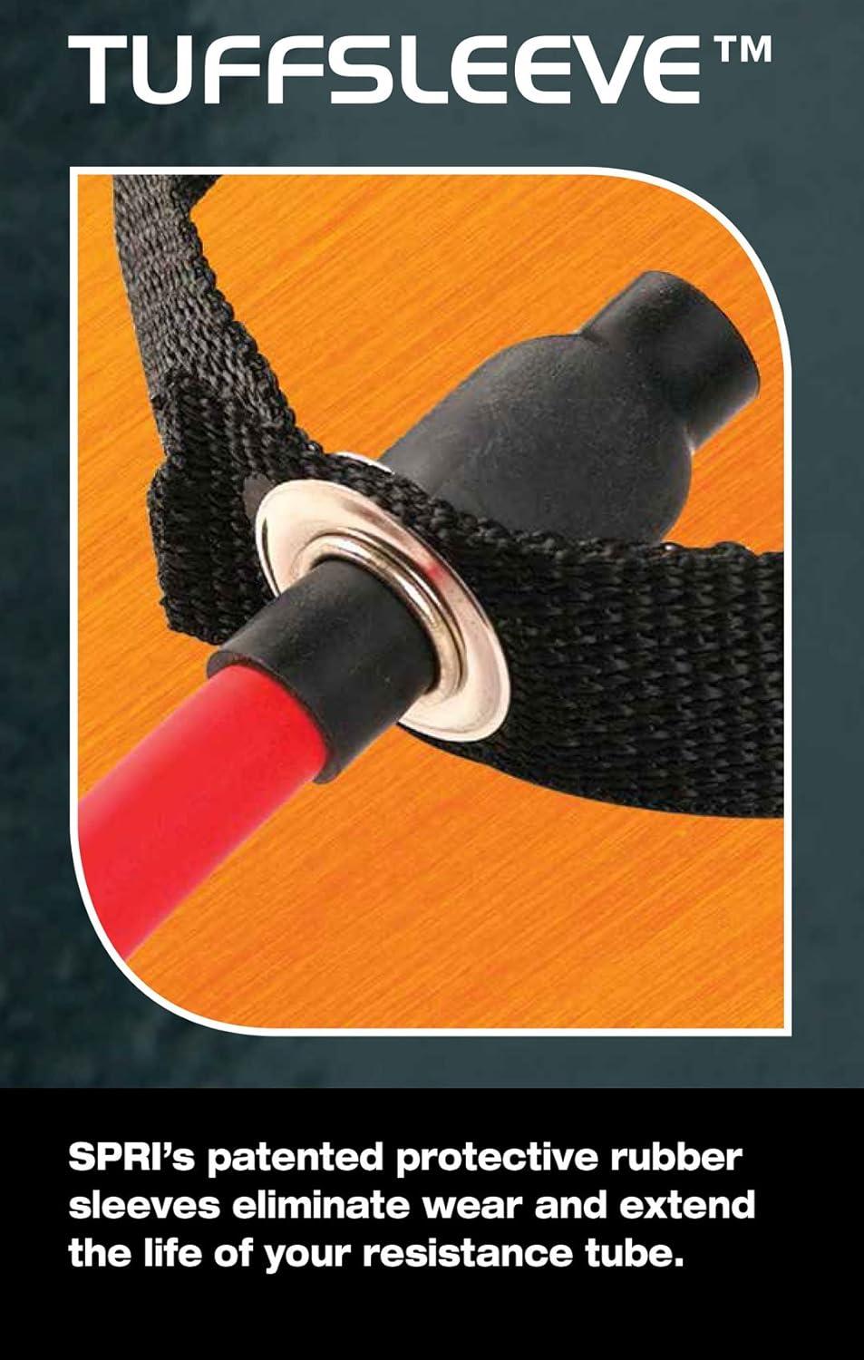 imageSPRI Xertube Resistance Bands with Handles All Exercise Cords Sold Separately with Home Gym Workout Fitness Door Anchor Attachment OptionUltra Heavy