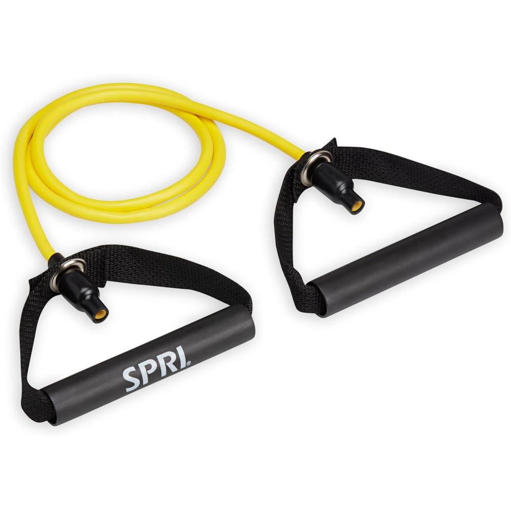 imageSPRI Xertube Resistance Bands with Handles All Exercise Cords Sold Separately with Home Gym Workout Fitness Door Anchor Attachment OptionVery Light