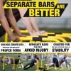 Lebert EQualizer Total Body Strengthener – Portable Dip Station for Full Bodyweight Training – Includes Hip Resistance Band & Online Coaching – Available in Standard & XL Sizes(Yellow Regular)