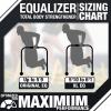 Lebert EQualizer Total Body Strengthener – Portable Dip Station for Full Bodyweight Training – Includes Hip Resistance Band & Online Coaching – Available in Standard & XL Sizes(Black Regular)
