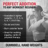 SPRI Dumbbells Hand Weights Set of 2 – Vinyl Coated Exercise & Fitness Dumbbell for Home Gym Equipment Workouts Strength Training Free Weights for Women, Men (1-10 Pound, 12, 15, 18, 20 lb)((B) Light Purple | 2-Pound)