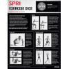 SPRI Exercise Dice (6-Sided) – Game for Group Fitness & Exercise Classes – Includes Push Ups, Squats, Lunges, Jumping Jacks, Crunches & Wildcard (Includes Carrying Bag)(6-Sided)