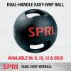 SPRI Medicine Ball with Handles(12 LB)