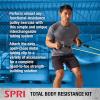 SPRI Resistance Band Kit – Resistance Training Interchangeable Tubes for Full Body Toning – Includes 5 Exercise Bands, Ankle/Wrist Strap with Padded Handles, Door Anchor, Exercise Guide, Carry Bag