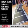 SPRI Roll-Out Agility Ladder Speed Training Equipment – Workout Exercise Fitness Equipment for Sports: Soccer, Football, Baseball, Basketball, Hockey, Boxing, Tennis, Softball