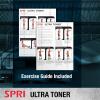 SPRI Ultra Toner Figure 8 Resistance Band with Padded Handles Great for Stretch, Exercise, Fitness Training, Yoga, Resistance Weights, Therapy, Gym or Home Workout Equipment.(Heavy)
