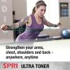 SPRI Ultra Toner Figure 8 Resistance Band with Padded Handles Great for Stretch, Exercise, Fitness Training, Yoga, Resistance Weights, Therapy, Gym or Home Workout Equipment.(Light)