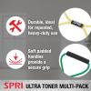 SPRI Ultra Toner Figure 8 Resistance Band with Padded Handles Great for Stretch, Exercise, Fitness Training, Yoga, Resistance Weights, Therapy, Gym or Home Workout Equipment.(Multi-Pack)