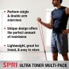 SPRI Ultra Toner Figure 8 Resistance Band with Padded Handles Great for Stretch, Exercise, Fitness Training, Yoga, Resistance Weights, Therapy, Gym or Home Workout Equipment.(Multi-Pack)
