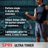 SPRI Ultra Toner Figure 8 Resistance Band with Padded Handles Great for Stretch, Exercise, Fitness Training, Yoga, Resistance Weights, Therapy, Gym or Home Workout Equipment.(Light)