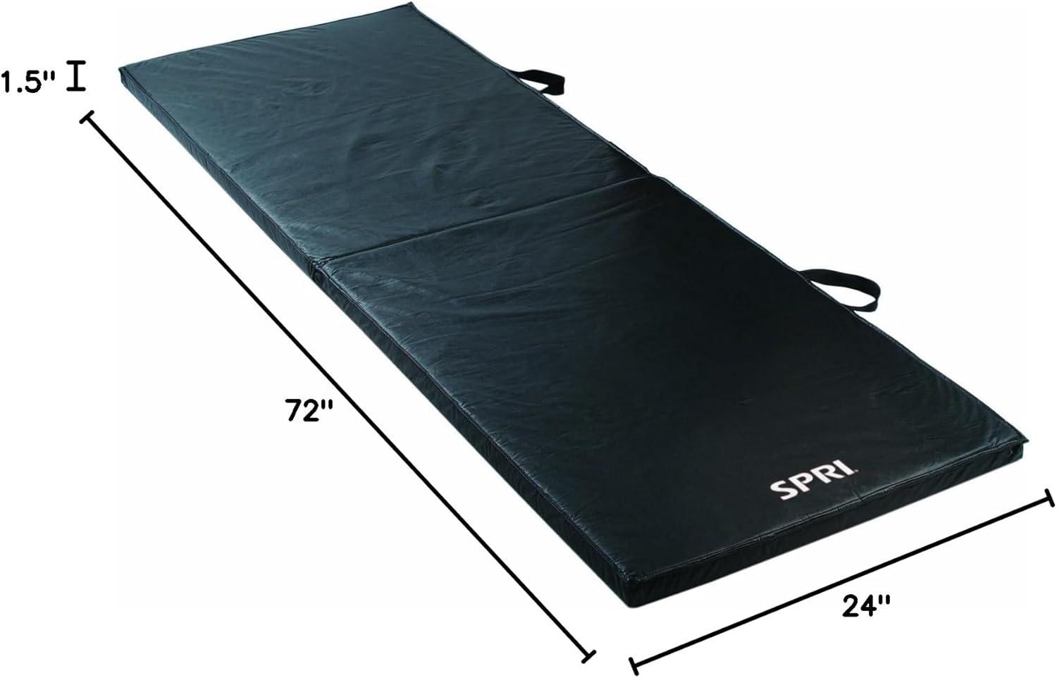 imageSPRI Exercise Mat BiFold Fitness Mat Available in 60Inch or 72Inch Length