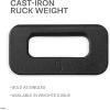 Ruck Plate for Rucking Backpack – Cast Iron Ruck Weights for Ruck Sack – Sold Separately & Available in 5 lb, 10, 15, 20 Pound Options