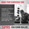 SPRI Foam Roller Medium Density Closed Cell EVA Foam (Available in 12 & 36-Inch Lengths)