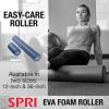 SPRI Foam Roller Medium Density Closed Cell EVA Foam (Available in 12 & 36-Inch Lengths)
