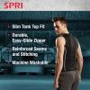 SPRI Men’s Sauna Vest – Comfortable and Durable Neoprene Fabric with Full-Zip Design – for Everyday Use, Fitness & Running(Large)