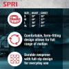 SPRI Men’s Sauna Vest – Comfortable and Durable Neoprene Fabric with Full-Zip Design – for Everyday Use, Fitness & Running(Large)