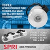 SPRI Aqua Water Weight Workout Bag – Inflation Air Pump and Handles Strength Training Exercise Home Gym Equipment – Portable and Adjustable Heavy Duty Fitness – 45lbs Max